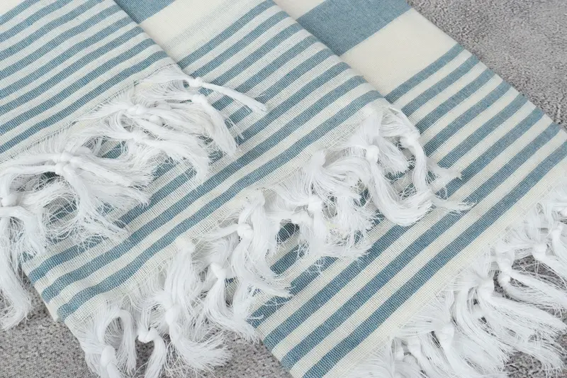 Quick-Dry Beach Towel, Wedding For Favor, 68x36 Cotton Striped Towel, Turkish bath towel, Beach Bachelorette Party Decorations, Handmade Gift - 5