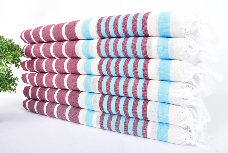 Embroidered Towel, Bachelorette Party Gifts For Bride, Wedding Shower Gift, 68x40 Cotton Striped Towel, Beach Towel Bulk, Quick-dry towel - 3