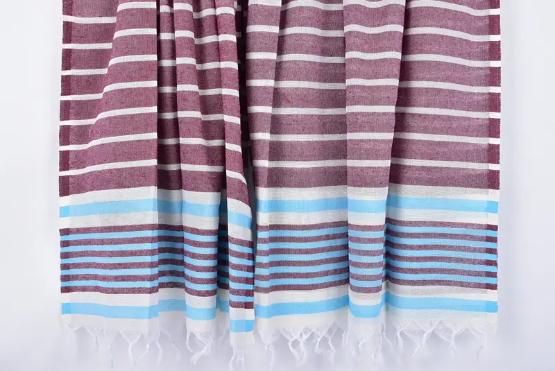 Embroidered Towel, Bachelorette Party Gifts For Bride, Wedding Shower Gift, 68x40 Cotton Striped Towel, Beach Towel Bulk, Quick-dry towel - 8
