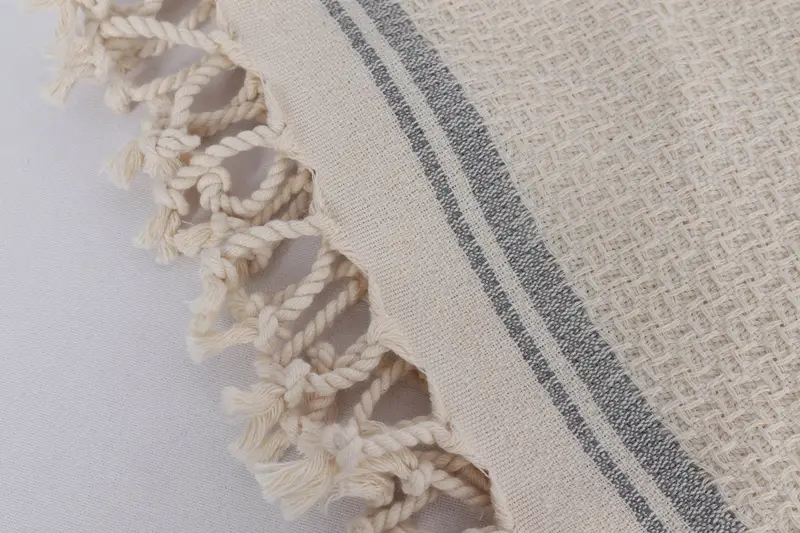 Turkish Towel Hand Towel, Bachelor Gift, Monogram Hand Towel, Personalized Gift, 38x18 Cotton Striped Towel, Travel Towel, Organic Tea Towel - 7