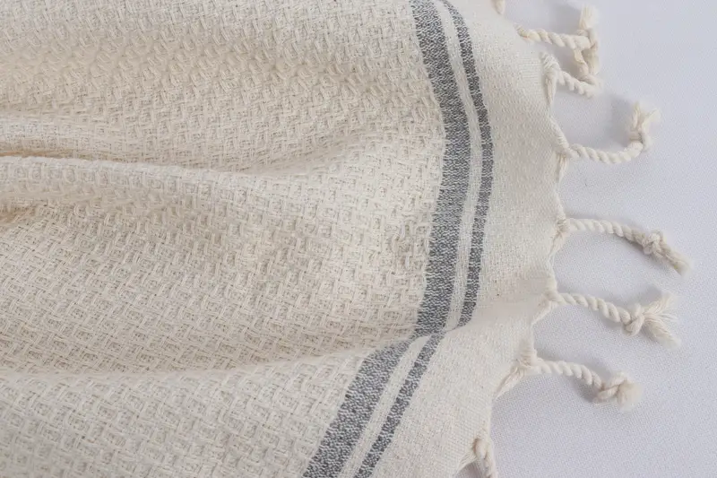 Turkish Towel Hand Towel, Bachelor Gift, Monogram Hand Towel, Personalized Gift, 38x18 Cotton Striped Towel, Travel Towel, Organic Tea Towel - 8
