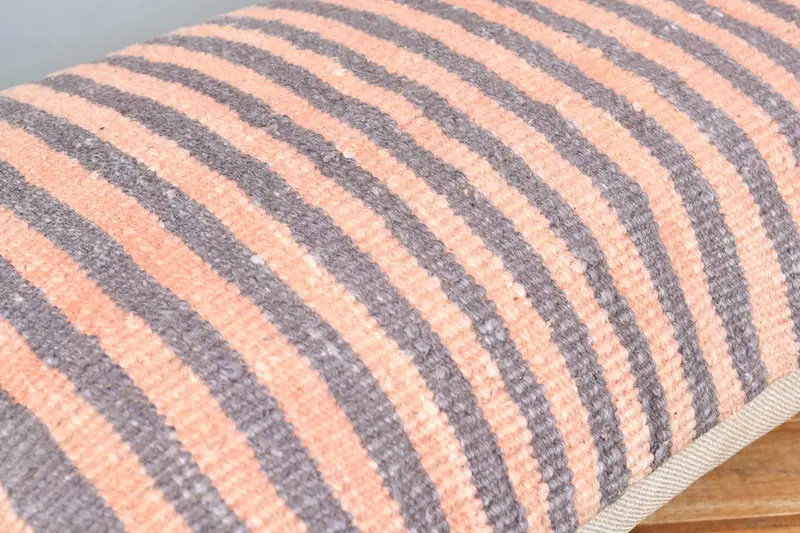 Shabby Chic Cushion Cover, Boho Pillow, 16x24 Pink Pillow Sham, Handmade Kilim Cushion, Pillow for Sofa, Boho Chic Cushion, Cushion Case - 3