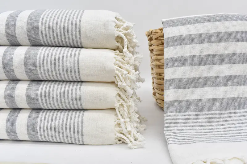 Bachelorette Party Gift, Valentines Day Gift For Him, Beach towel, 68x40 Cotton Striped Terry Towel, Bachelor Party Favors, Custom Wedding Gift - 1