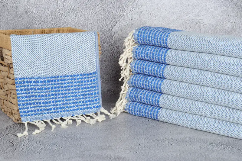 Home Decor Gifts, Wedding Gifts Towel, Xmas Gifts, Personalized Hand Towel, Turkish Towel Hand Towel, Turkish Hand Towel, 40x20 Cotton Striped Towel - 3