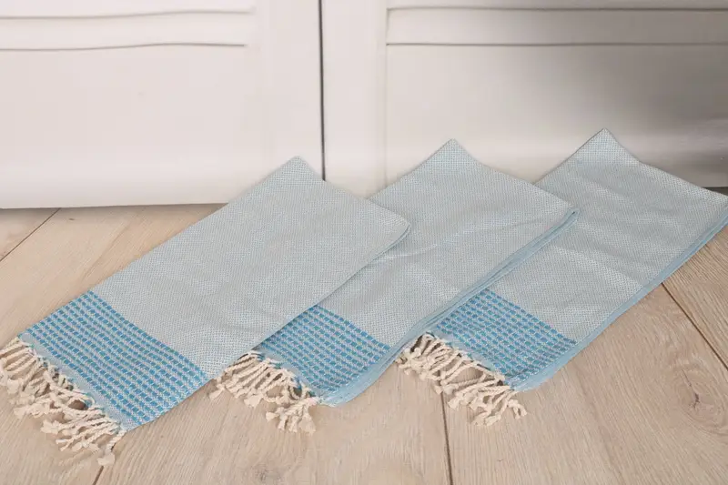 Travel Towel, Turkish Towel Hand Towel, Monogram Hand Towel, Bathroom Hand Towel, Bathroom Towels, 40x20 Cotton Striped Towel, Gift For Wedding Day - 6