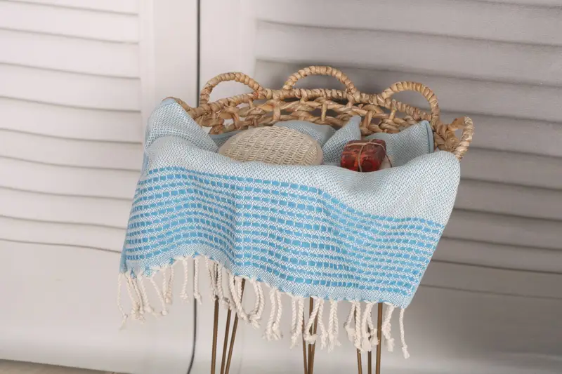 Travel Towel, Turkish Towel Hand Towel, Monogram Hand Towel, Bathroom Hand Towel, Bathroom Towels, 40x20 Cotton Striped Towel, Gift For Wedding Day - 2