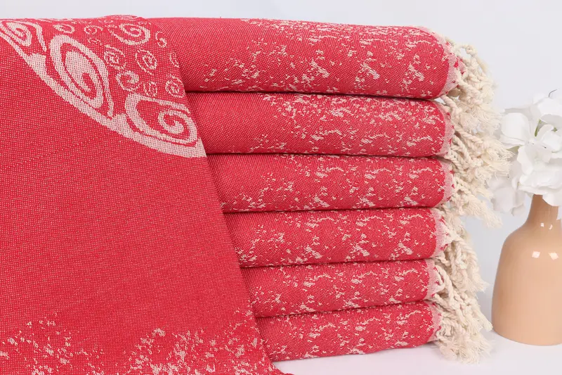 Spa Towel, Decorative Towel, Baby Boy Gift, 36x18 Cotton Carretta Patterned Towel, Wedding Gift, Kitchen Towel, Gym Towel, Personalized Dish Towel - 2
