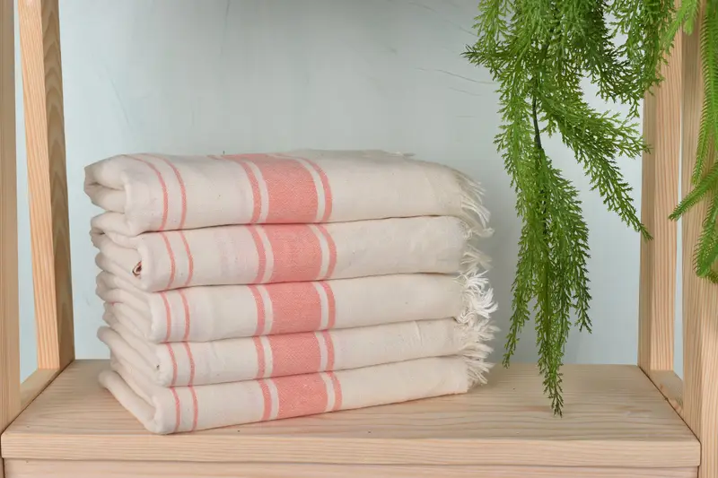 House Warming Gift, Sand-Resistant Peshtemal, Beach Size Towel, Wedding Gifts Towel, Monogram Turkish Towel, 68x36 Cotton Striped Towel, Custom Gift - 2