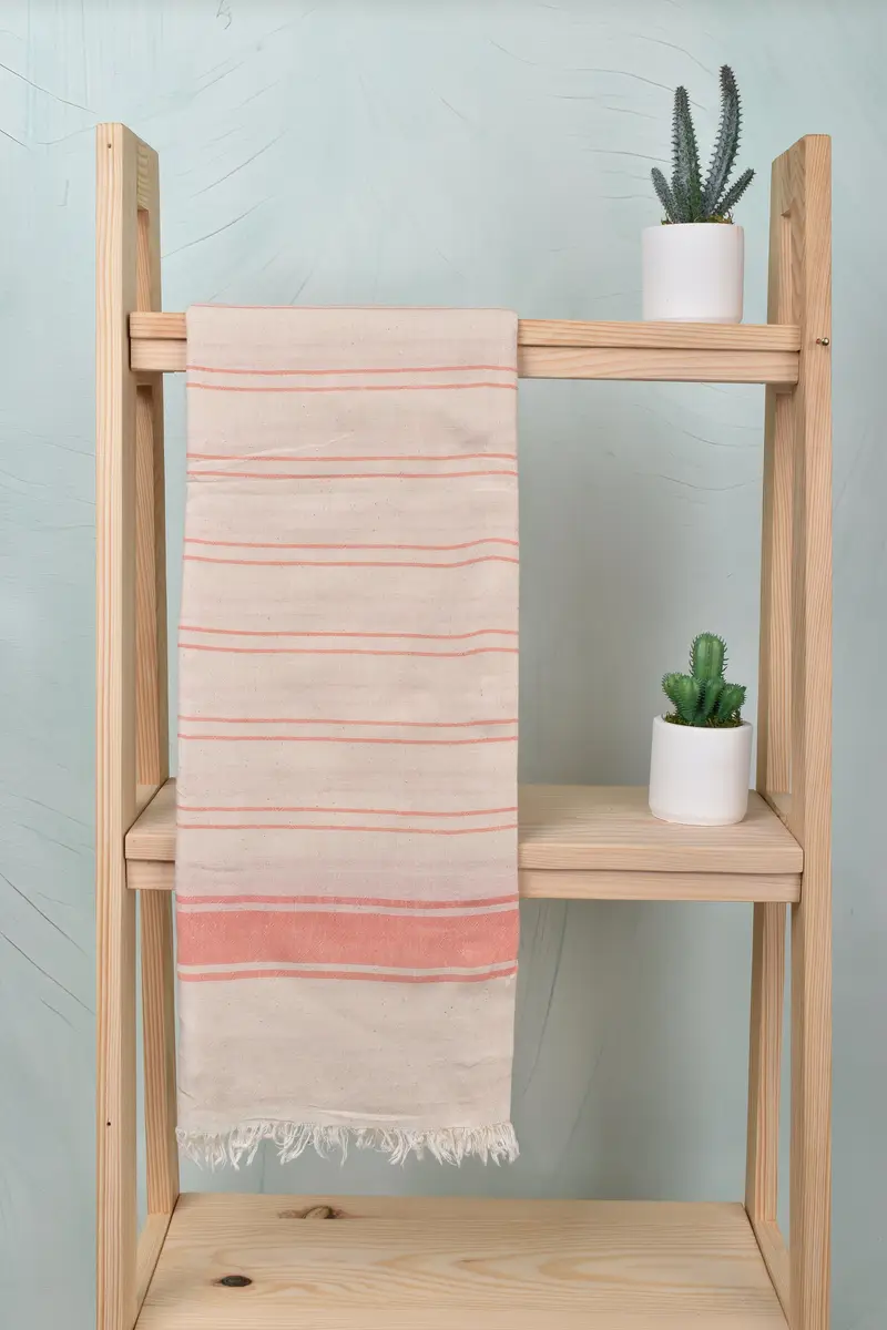 House Warming Gift, Sand-Resistant Peshtemal, Beach Size Towel, Wedding Gifts Towel, Monogram Turkish Towel, 68x36 Cotton Striped Towel, Custom Gift - 8