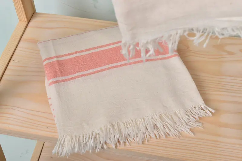 House Warming Gift, Sand-Resistant Peshtemal, Beach Size Towel, Wedding Gifts Towel, Monogram Turkish Towel, 68x36 Cotton Striped Towel, Custom Gift - 5