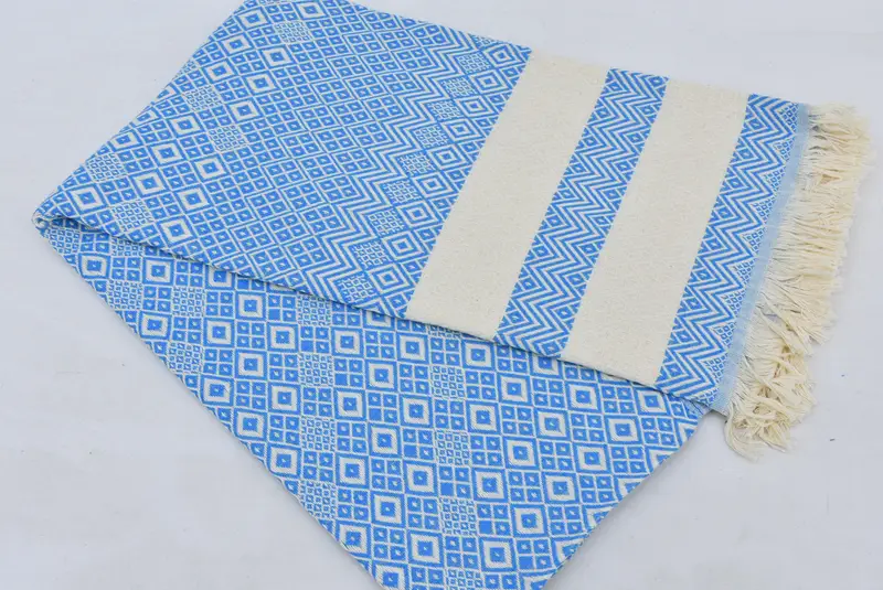Engagement Gift, Bachelor Gifts, 70x40 Cotton Diamond Towel, Organic Towel, Quick-dry peshtemal, Beach Wedding Favor, Personalized Turkish Towel - 4