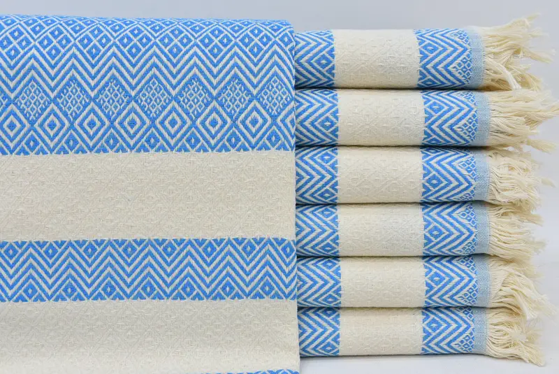 Engagement Gift, Bachelor Gifts, 70x40 Cotton Diamond Towel, Organic Towel, Quick-dry peshtemal, Beach Wedding Favor, Personalized Turkish Towel - 3