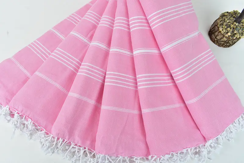 Throw Blanket Couch, Home Gift, Decorative Blanket, Customized Turkish Blanket, Custom Wedding Gifts, Halloween Blanket, 96x80 Cotton Striped Towel - 4
