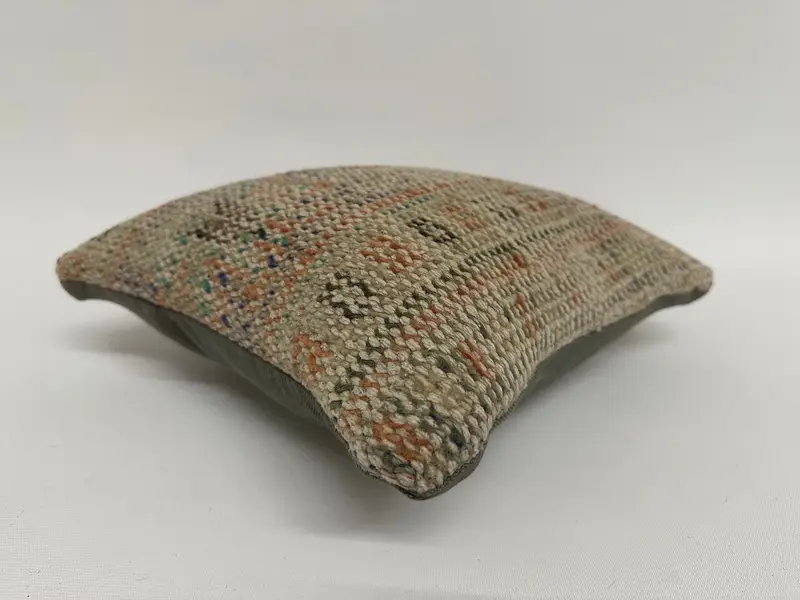 Oriental Cushion Cover, Interior Designer Pillow, 12x12 Beige Cushion Case, Kilim Pillow Cover, Kilim Pillow, Pillow Cover, Luxury Cushion - 6