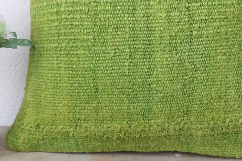 16x16 Green Cushion, Hippie Throw Pillow, Home Decor Pillow, Gift Pillow, Pillow Sham, Interior Designer Pillow, Bolster Pillow Cover - 3