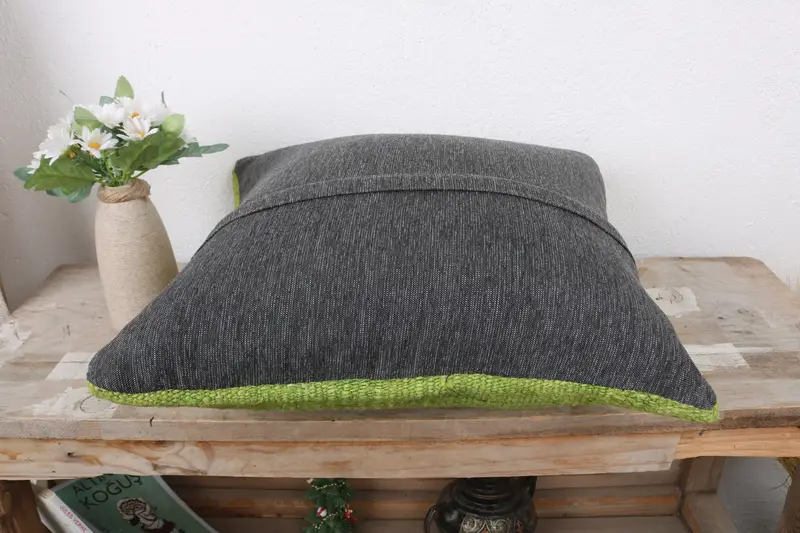 16x16 Green Cushion, Hippie Throw Pillow, Home Decor Pillow, Gift Pillow, Pillow Sham, Interior Designer Pillow, Bolster Pillow Cover - 7