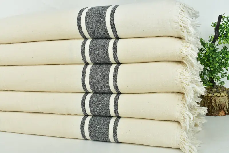 70x60 Cotton Striped Towel, Home Decor Blankets, Thanksgiving Tablecloth, Turkish Blanket, Bachelorette Party Favors, Bachelorette Gifts - 3