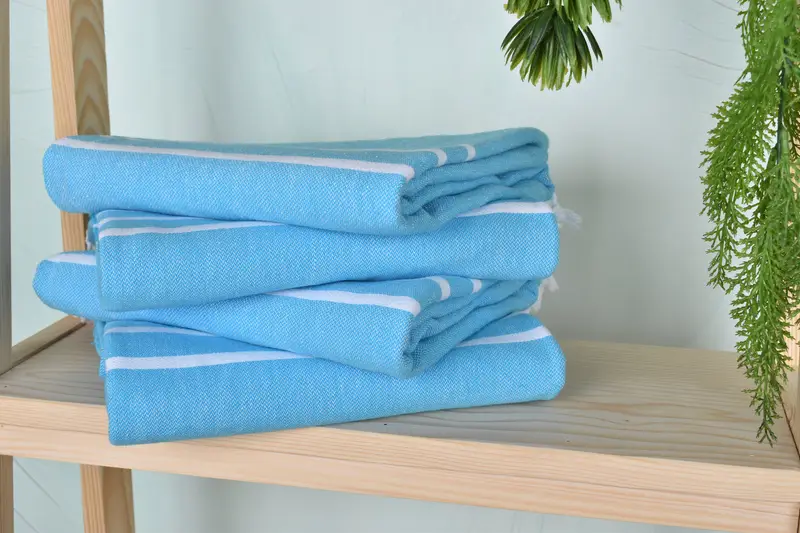 Bridal Gifts, Pool Towels, Organic towel, Gym Towel, Quick-dry towel, Personalized Bridesmaid Gift, 70x40 Cotton Striped Towel, Unique Wedding Gift - 7