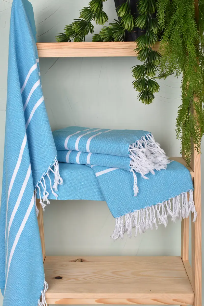 Bridal Gifts, Pool Towels, Organic towel, Gym Towel, Quick-dry towel, Personalized Bridesmaid Gift, 70x40 Cotton Striped Towel, Unique Wedding Gift - 6