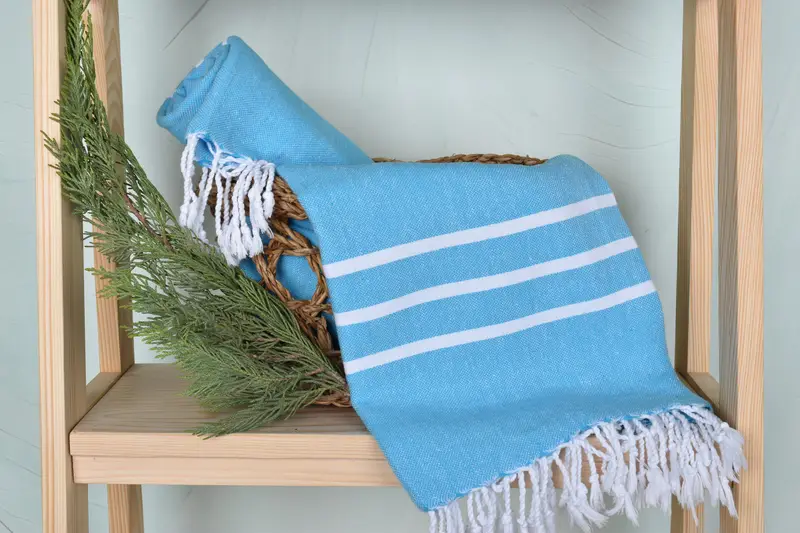 Bridal Gifts, Pool Towels, Organic towel, Gym Towel, Quick-dry towel, Personalized Bridesmaid Gift, 70x40 Cotton Striped Towel, Unique Wedding Gift - 4
