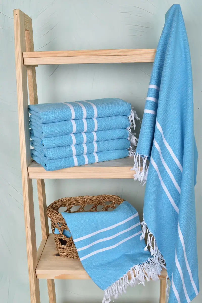 Bridal Gifts, Pool Towels, Organic towel, Gym Towel, Quick-dry towel, Personalized Bridesmaid Gift, 70x40 Cotton Striped Towel, Unique Wedding Gift - 3