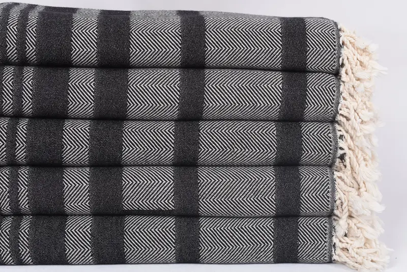 Peshtemal, 68x38 Cotton Chevron Towel, Unique Wedding Gift, Organic towel, Bridemaids Beach Towel, Lightweight Turkish towel, Quick-dry peshtemal - 4