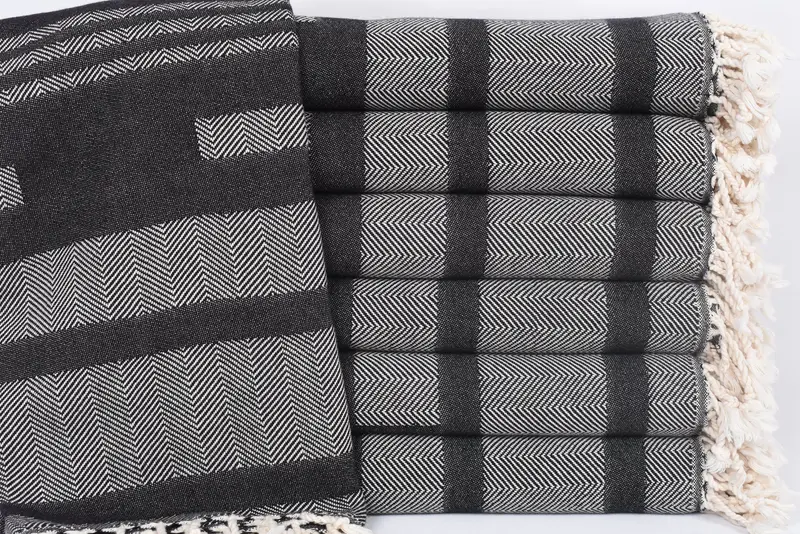 Peshtemal, 68x38 Cotton Chevron Towel, Unique Wedding Gift, Organic towel, Bridemaids Beach Towel, Lightweight Turkish towel, Quick-dry peshtemal - 2