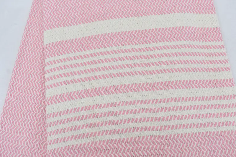 Spa Towel, 70x40 Cotton Striped Towel, Travel towel, Peshtemal Towel, Embroidered Beach Towel, Personalized Wedding Gift For Couple, Bridesmaid Gift - 7