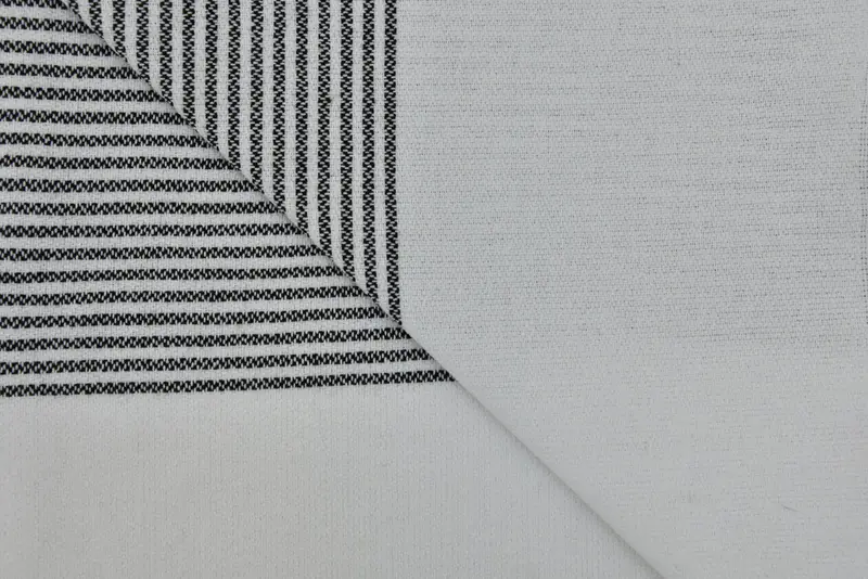 Dekoratif havlu, nakış havlu, monogramlı el havlu, yaz havlu, 40x18 pamuklu çizgili havlu, banyo havlu, Türk havlu el havlu - 7