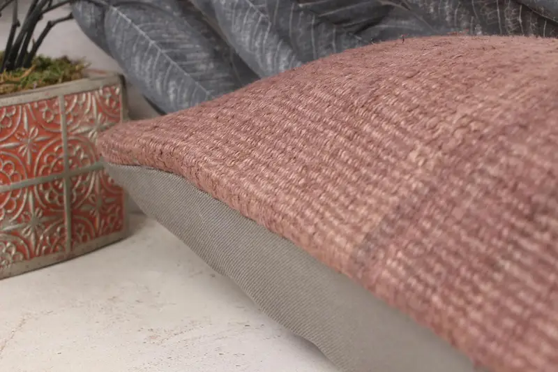 12x24 Brown Cushion, Boho Pillow Sham Cover, Pillow Case, Pillow for Couch, Neutral Pillow Sham, Yoga Pillow Case, Antique Pillows - 7