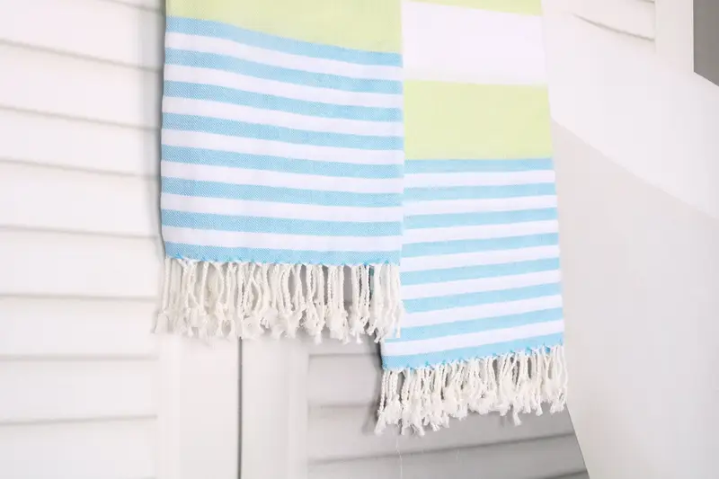 Best Friend Gift, Travel Towel, Boyfriend Christmas Gift, Eco-Friendly Turkish Towel, Luxury towel, Quick-dry peshtemal, 70x40 Cotton Striped Towel - 8