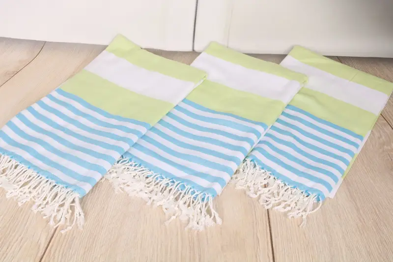Best Friend Gift, Travel Towel, Boyfriend Christmas Gift, Eco-Friendly Turkish Towel, Luxury towel, Quick-dry peshtemal, 70x40 Cotton Striped Towel - 6