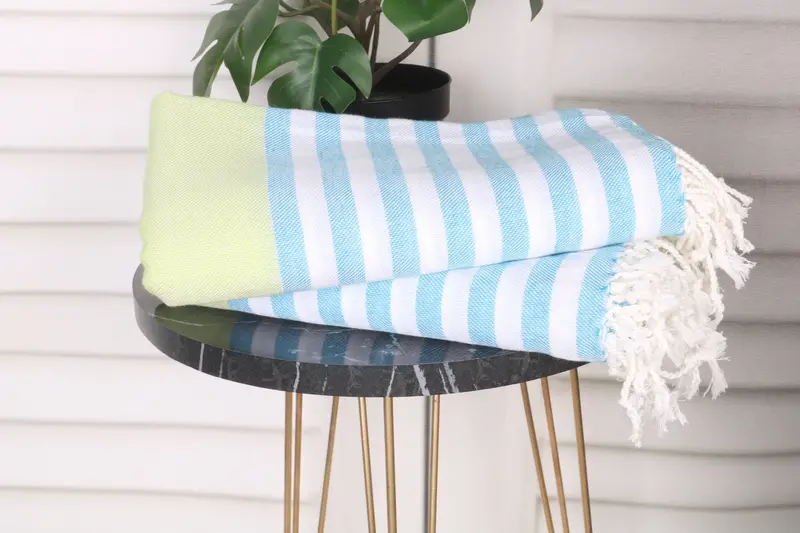Best Friend Gift, Travel Towel, Boyfriend Christmas Gift, Eco-Friendly Turkish Towel, Luxury towel, Quick-dry peshtemal, 70x40 Cotton Striped Towel - 3