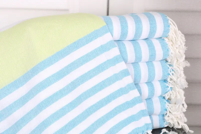 Best Friend Gift, Travel Towel, Boyfriend Christmas Gift, Eco-Friendly Turkish Towel, Luxury towel, Quick-dry peshtemal, 70x40 Cotton Striped Towel - 1