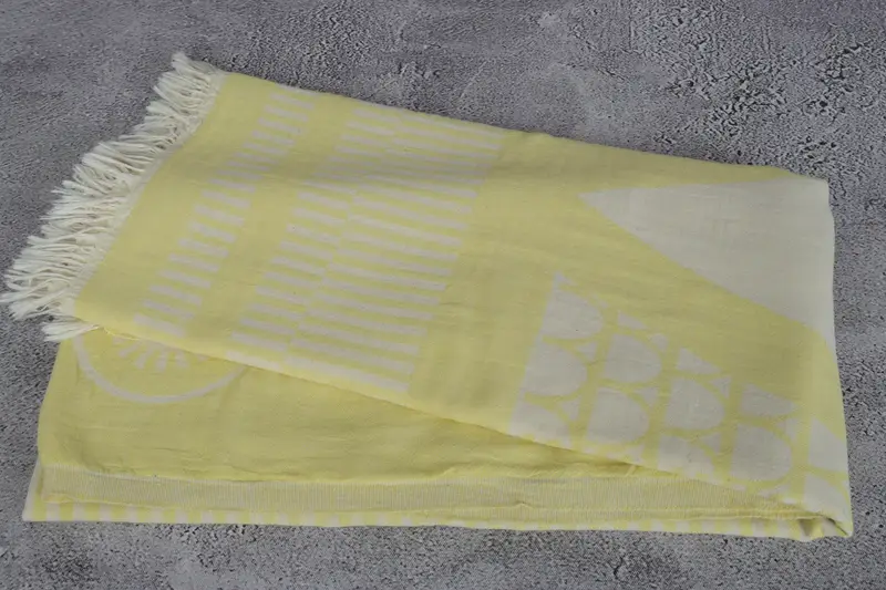 Engagement Gift, Hammam towel, 70x38 Cotton Fish Design Towel, Custom Beach Towel, Organic Beach Towel, Bachelorette Party Gifts Bridesmaids - 7