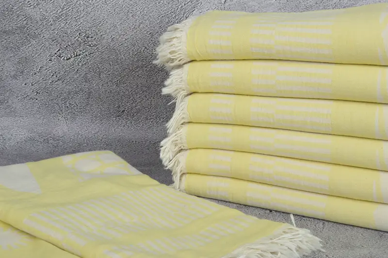 Engagement Gift, Hammam towel, 70x38 Cotton Fish Design Towel, Custom Beach Towel, Organic Beach Towel, Bachelorette Party Gifts Bridesmaids - 3
