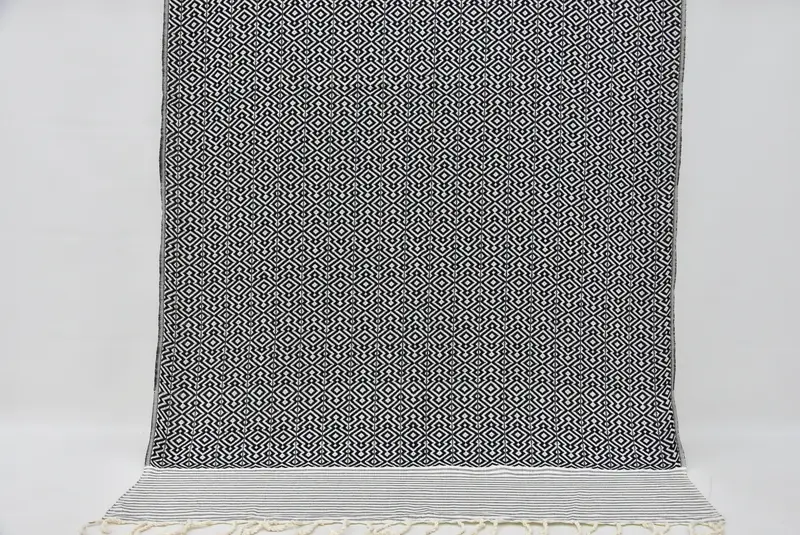 Soft and absorbent Turkish towel, Unique Gift, Beach Towel Gift, Travel Towel, Cotton towel, 76x38 Cotton Diamond Towel, Personalized Beach Towel - 8