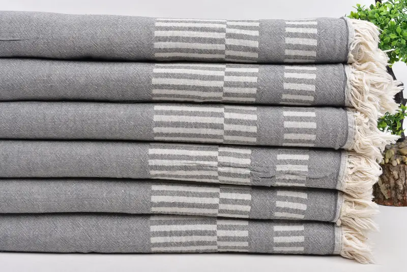 Home Decor Towel, Beach Towel Bulk, Handmade Turkish hammam towel, Turkish beach towel, 70x38 Cotton Fish Design Towel, Wedding Gift, Gift For Her - 4