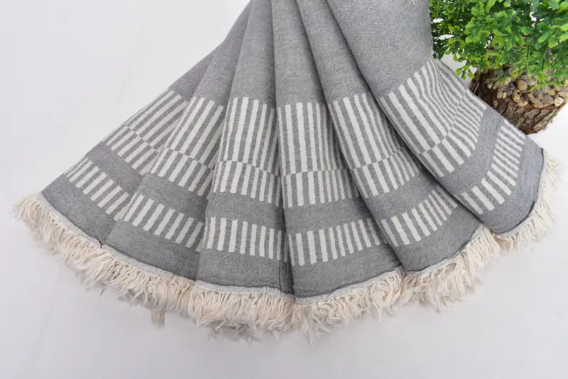 Home Decor Towel, Beach Towel Bulk, Handmade Turkish hammam towel, Turkish beach towel, 70x38 Cotton Fish Design Towel, Wedding Gift, Gift For Her - 5