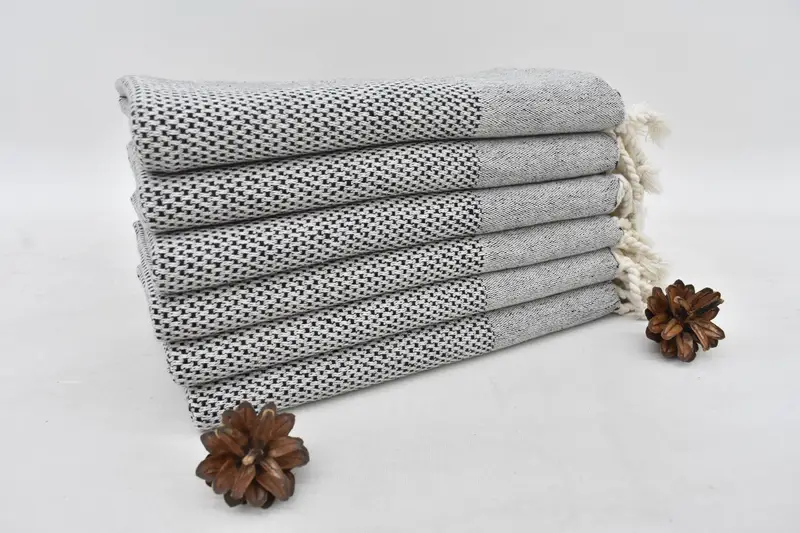 Summer Gift, Bathroom Towels, Personalized Gifts, Hand Size Towels, 44x24 Cotton Polka Dot Towel, Monogrammed Hand Towel, Wedding Gift Kitchen Towel - 2