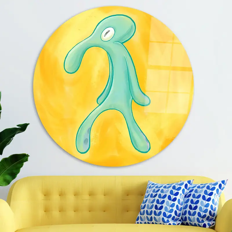 Squidward's Bold And Brash Canvas Print - Artistic Elegance