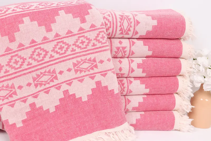 Bachelorette Gifts, Beach Theme Bachelorette Party, 86x56 Cotton Kilim Towel, Custom Wedding Gifts, Shower Curtain, Tablecloth, House Warming Gift - 1