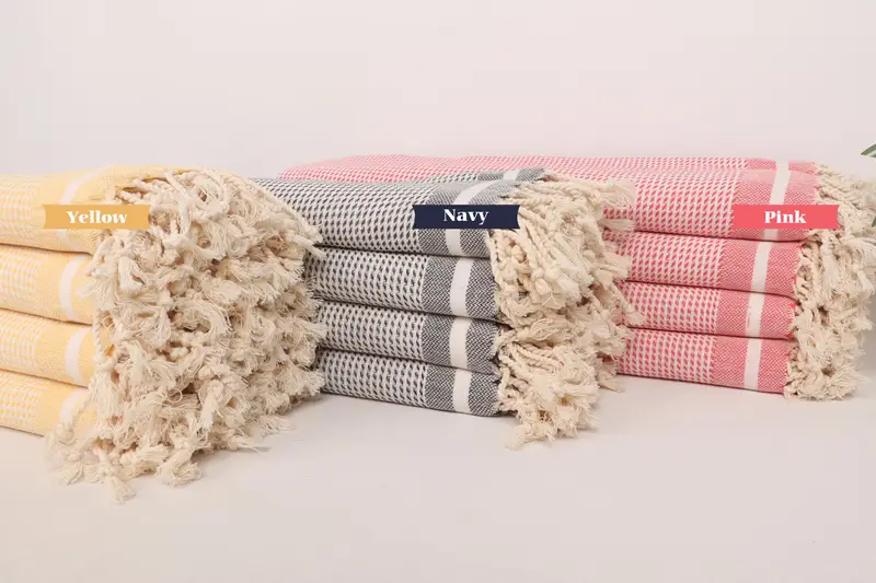 Bachelorette Gifts, Large Beach Towel Personalized, 70x36 Cotton Geometric Towel, Bachelor Gifts, House Warming Gift, Lightweight Turkish towel - 1