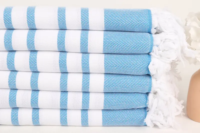 Spa Gift, 68x36 Cotton Chevron Towel, Hammam towel, Personalized Wedding Gift, Sand-resistant towel, Bulk Order Towel, Bachelorette Party Gifts - 3