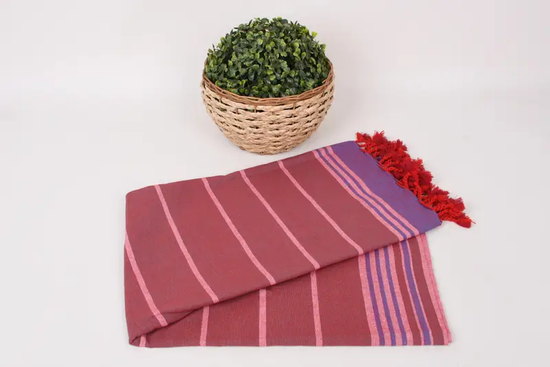 Spa Towel, Wedding Favors, Sand-resistant towel, Turkish towel, 68x40 Cotton Striped Towel, Bridesmaid Towel, Bachelor Towel, Bridal Shower Favor - 4