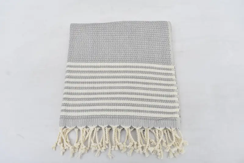 Türk havlu el havlu, monogram mutfak havlu, kişiselleştirilmiş mutfak havlu, bekarlığa veda partisi iyilik, 44x22 pamuklu çizgili havlu - 6