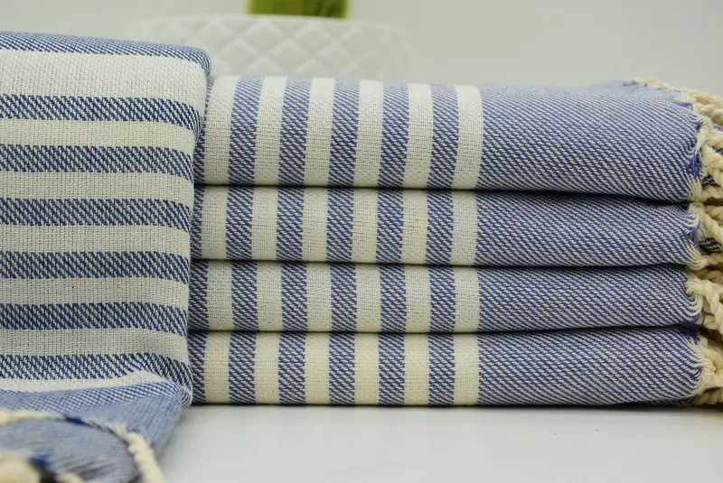 Home Decor Towel, Handwoven Turkish bath towel, 68x38 Cotton Striped Towel, Bachelorette Party Gifts Bridesmaids, Quick-dry towel, Beach Towel Bulk - 1