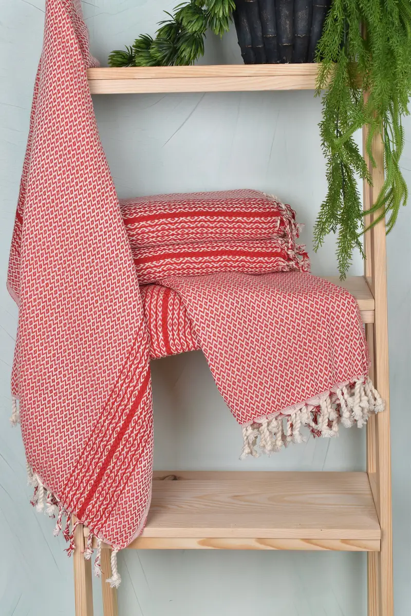 Turkish bath towel, Bridal Shower Favor, Handmade Gift, 70x40 Cotton Diamond Towel, Cute Beach Towel, Wedding Gifts Towel, Custom Turkish Towel - 6