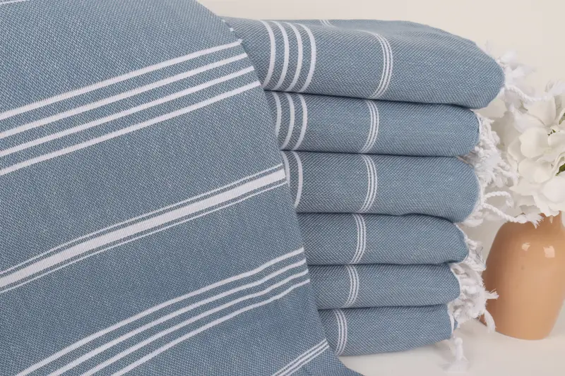 Organic Turkish towel, Turkish beach towel, Gift For Mom, 70x40 Cotton Striped Towel, Bridesmaid Towel, Valentines Day Gift For Her, Custom Towel - 1