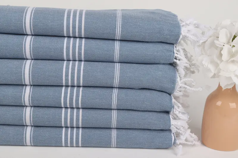Organic Turkish towel, Turkish beach towel, Gift For Mom, 70x40 Cotton Striped Towel, Bridesmaid Towel, Valentines Day Gift For Her, Custom Towel - 3